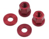 The Shadow Conspiracy Featherweight Alloy Axle Nuts (Red) (3/8")
